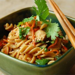 Sesame Pasta Chicken Salad Recipe