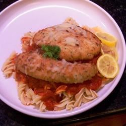 Calamari Steaks Parmigiano