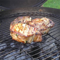 Pork Chops Stuffed with Smoked Gouda and Bacon