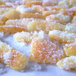 Sweet Candied Orange and Lemon Peel