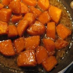 What is a recipe for candied sweet potatoes?