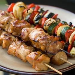 Yummy Honey Chicken Kabobs