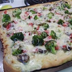 Veggie Ranch Pizza