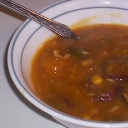 Cinderella Pumpkin Bowl with Vegetables and Sausage