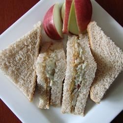 Peanut Butter and Apple Sandwich