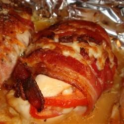 Stuffed Tomato Basil Chicken