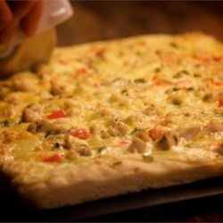 Chicken Alfredo Pizza