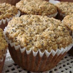 Poppy Seed and Banana Muffins