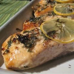 Salmon with Lemon and Dill