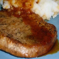 Apple Cider Sauce and Pork Loin Chops