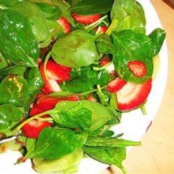 Strawberry, Kiwi, And Spinach Salad