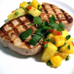 Citrus Swordfish With Citrus Salsa