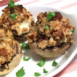 Blue Bacon Stuffed Mushrooms Recipe