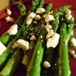 Minted Lemon Asparagus