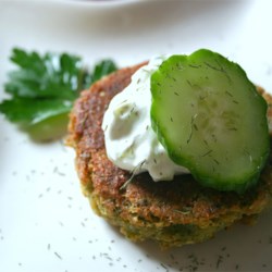 Sean's Falafel and Cucumber Sauce