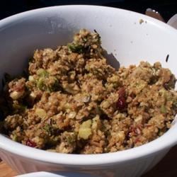 Leslie's Broccoli, Wild Rice, and Mushroom Stuffing