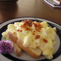 Creamed Eggs on Toast Recipe