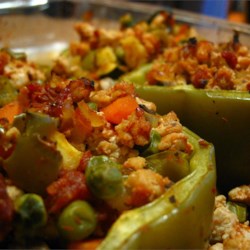 Stuffed Peppers with Turkey and Vegetables