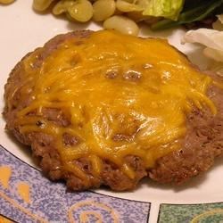 Onion and Cheddar Burgers