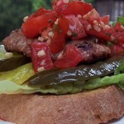 Mexican Turkey Burgers with Pico de Gallo