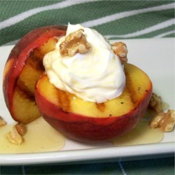 Grilled Peaches and Cream