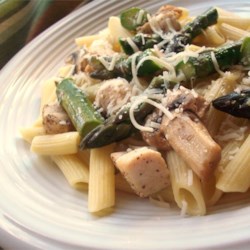 Penne with Chicken and Asparagus Recipe