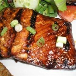 Honey-Ginger Grilled Salmon