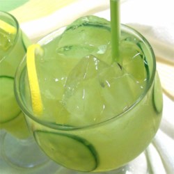 Refreshing Cucumber Lemonade Recipe - Homemade lemonade spiked with refreshing cucumber juice is a perfectly unique way to serve the summer tradition.