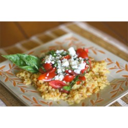 Orzo with Tomatoes, Basil, and Gorgonzola