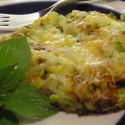 Zucchini and Onion Pancake