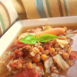 Winter Lentil Vegetable Soup