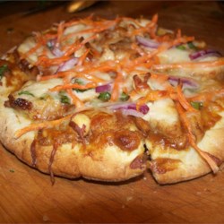 Satay Chicken Pizza