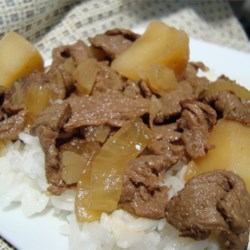 Nikujaga (Japanese-style meat and potatoes)