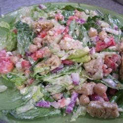 Tempeh and Blue Cheese Salad