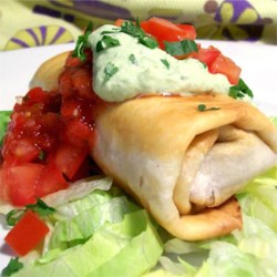 Beef and Bean Chimichangas