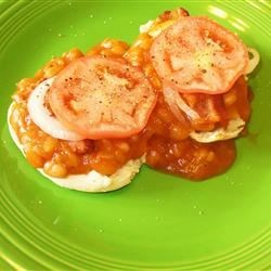 Baked Bean Sandwiches