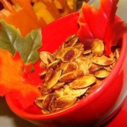 Caramelized Spicy Pumpkin Seeds Recipe