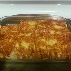 Bean Potato Enchiladas