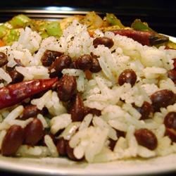 Coconut Rice with Black Beans