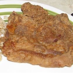 Deep Fried Pork Steak