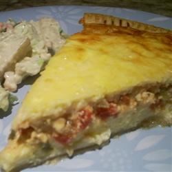 Fresh Green Chile Quiche