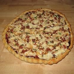 Husband-Friendly Chicken Pizza