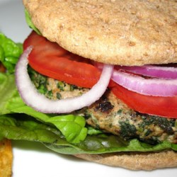 Spinach and Feta Turkey Burgers