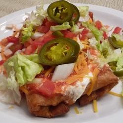 Shredded Beef Chimichangas