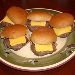 Baby Burgers on Baguettes