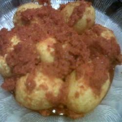 Telur Balado (Spicy Chile Sauce with Eggs)