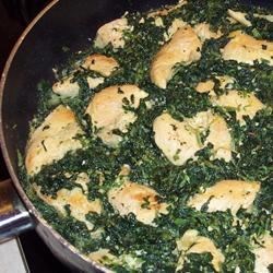 Curry-Style Chicken and Spinach