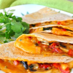 Farmer's Market Vegetarian Quesadillas