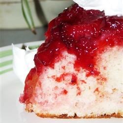 Fresh Strawberry Upside Down Cake