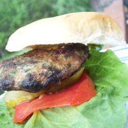 Goat Cheese and Spinach Turkey Burgers